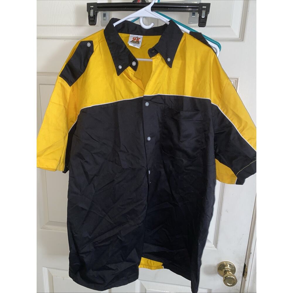 Speed Zone Race Gear Shirt Black/yellow Size 2XL